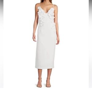 ANTONIO MELANI White Midi Dress